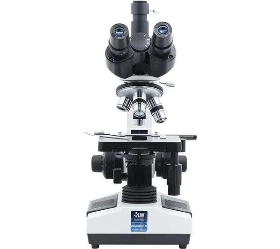 Revelation III DIN, 4 Objective Microscope - LW Scientific